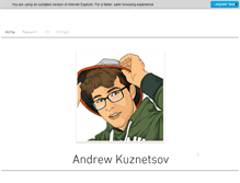 Tablet Screenshot of andrewkuz.net